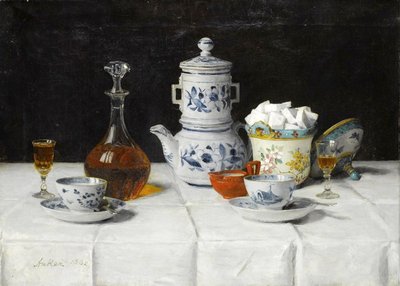 Still Life with Coffee by Albert Anker